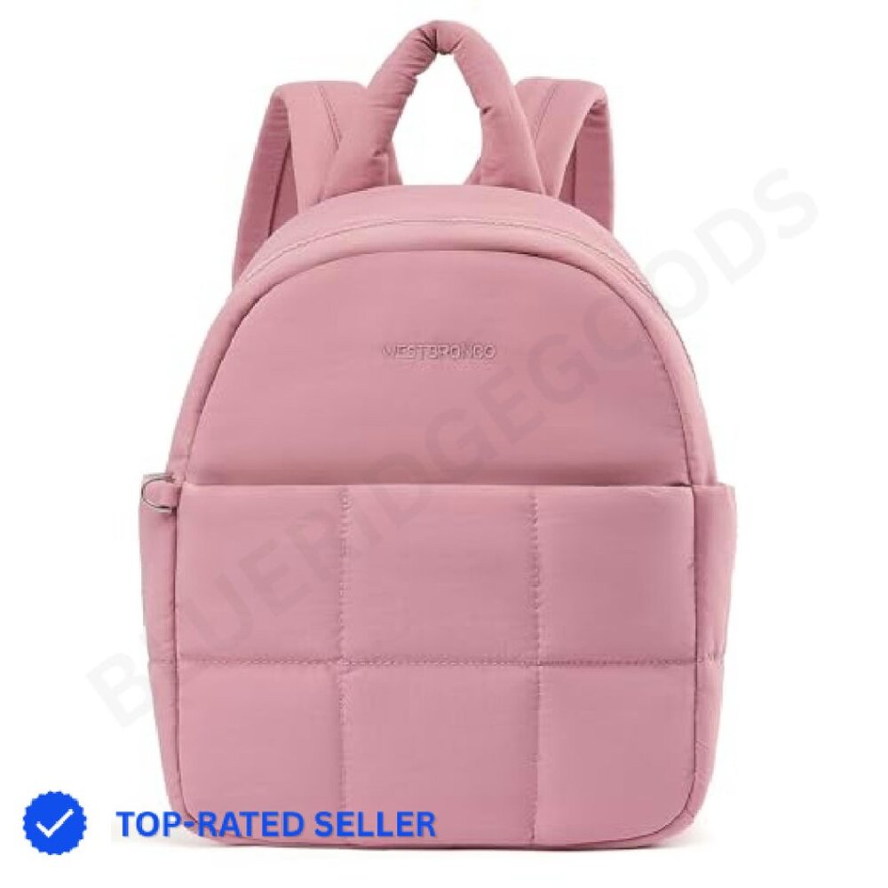 Puffer Mini Backpack Nylon Lightweight Quilted Tr… - image 7